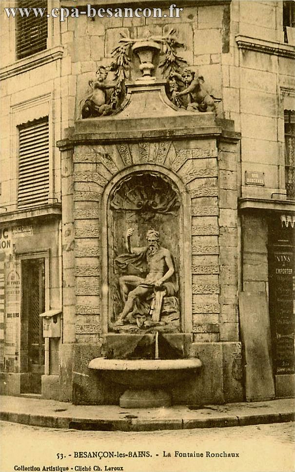 53. - BESANÇON-les-BAINS. - La Fontaine Ronchaux